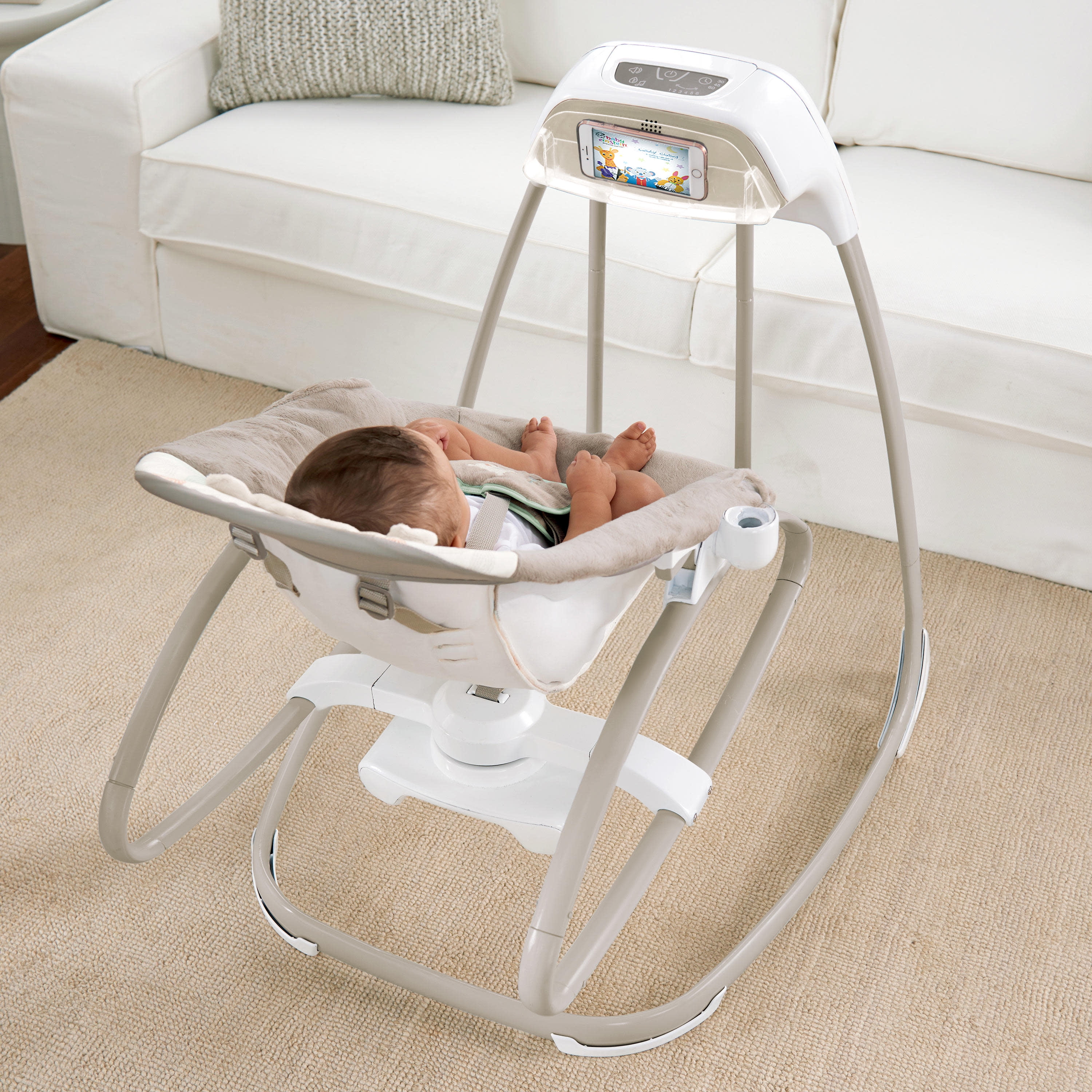 ingenuity smartsize gliding swing and rocker instructions
