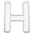 thumbnail image 2 of Romantic Iron Alphabet R Frame Wire Wreath Succulent Pot Wedding Decor, 2 of 6