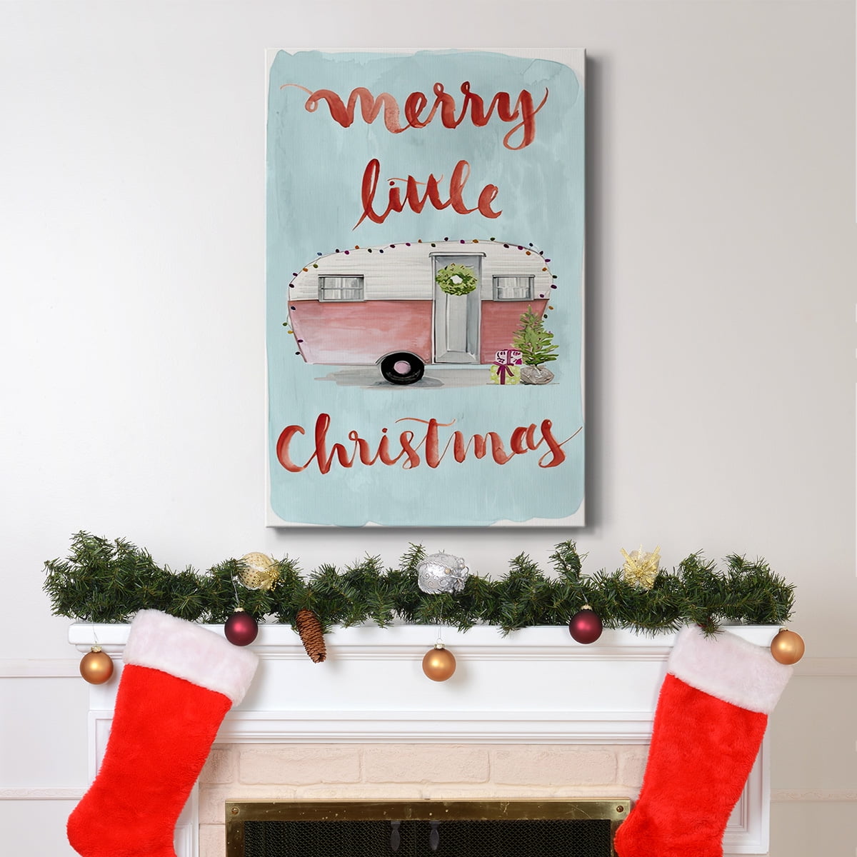 Christmas Cars Collection B- Gallery Wrapped Canvas