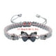 thumbnail image 2 of Pulseras para mujer, regalos para mujer, pulsera para enamorados, pulsera tejida a mano para San Valentín, joyería para novias, pulsera con dije de mariposa., 2 of 2
