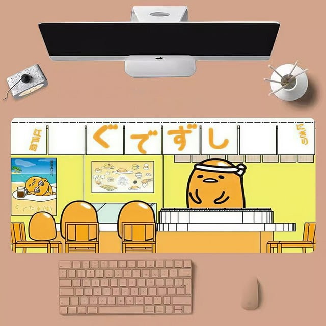 Sanrio Gudetama Mousepad Large Gaming Compute Gamer PC Keyboard Mouse Mat QZX