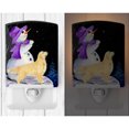thumbnail image 2 of Snowman with Golden Retriever Ceramic Night Light, 2 of 2
