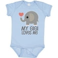 thumbnail image 3 of Inktastic My Gigi Loves Me Grandchild Boys or Girls Baby Bodysuit, 3 of 5