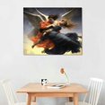 thumbnail image 2 of Nawypu Soul Carried to Heaven Posters Office Canvas Wall Art Decor Artworks for Living Room Bedroom Kitchen Framed, 2 of 4