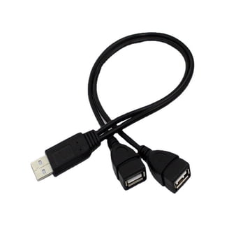 1 Meter Mini USB Splitter Cable - Power Two Mini USB Devices From One Port