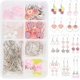 thumbnail image 1 of Kit de inicio para hacer 10 pares de pendientes de concha, estrella de mar y flor de amor rosa. Incluye colgantes de acrílico esmaltado de aleación y cuentas de cuarzo de vidrio., 1 of 9