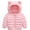 Pink, variant on WIBACKER 2T 3T 4T 5T Winter Coat for Toddler Kid Baby Boy Girl Light Puffer Bear Hooded Down Jacket