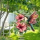 thumbnail image 5 of Adornos colgantes, regalos de decoración, decoración colgante de colibrí, adorno colgante de acrílico para jardín y patio, colibrí e hibisco, 5 of 7