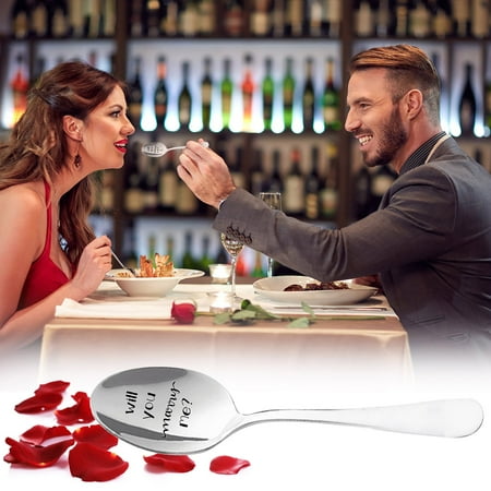 

Zjfmsh Lightning Deals Of Today Prime Wedding Gifts Valentine S Day Stainless Steel Long Handle Spoon Spoon Tableware Spoon Personalized Gift Spoo Dinnerware Sets，，Dorm Room Essentials For Girls