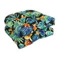 thumbnail image 1 of Blazing Needles Outdoor Rounded Back Chair Cushion, 19" x 19", Beachcrest Caviar 2 Count, 1 of 1