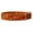 Orange, variant on Genuine Leather Studded Dog Collar, 1.25" Wide. Fits 16"-19" Neck (Black)