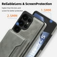 thumbnail image 6 of Allytechgroup Compatible with Magsafe 2 in 1 Detachable Samsung Galaxy S25 Ultra Wallet Case, PU Leather RFID Blocking Flip Kickstand with Card Holder for Samsung Galaxy S25 Ultra, Gray, 6 of 9