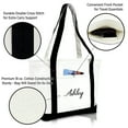 thumbnail image 4 of DALIX Womens Custom Monogrammed Names Premium Embroidered Tote Bag Abigail Ashley, 4 of 6