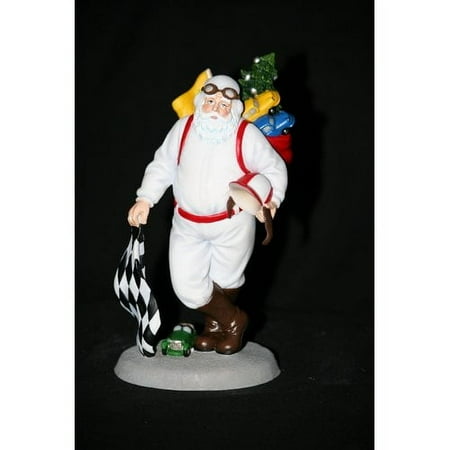 Precious Moments ''Santa's Speedway'' Racing Santa Figurine