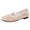 Gold, variant on Rokment Women's Mesh Embroidered Ballet Flats Comfortable Walking Shoes Bowknot Square Closed Toe Ballerina Low Heel Bridal Lace Floral Bow Dress Slip on Loafers Summer Fall Casual Black Size 6