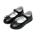 thumbnail image 5 of ibiyuan Toddler Girls Dress Shoes Little Kids Mary Jane Ballet Flats Flower Girl Wedding Party School Uniform Shoes, 5 of 5
