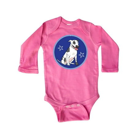 

Inktastic Bull Terrier Dog Lover Gift Gift Baby Boy or Baby Girl Long Sleeve Bodysuit