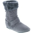 thumbnail image 7 of Static Footwear Girls Fashion Faux Suede Fur Cuff Boots, 7 of 7