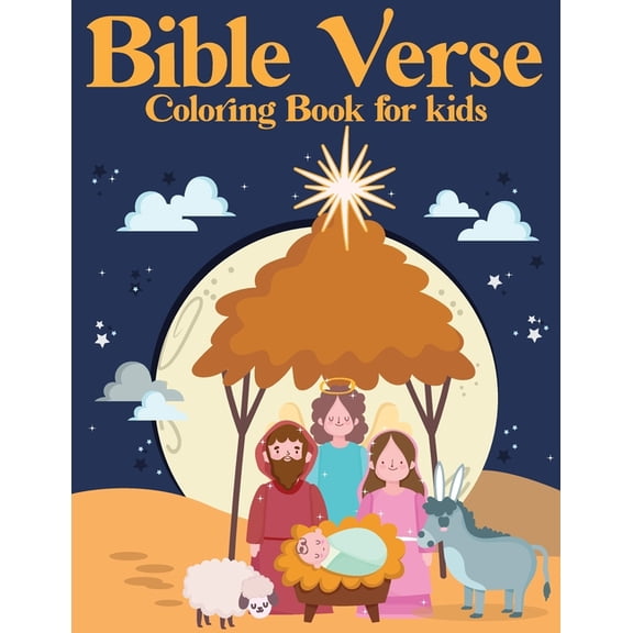 Bible Verse Coloring Book for kids: Motivational And Inspiring Bible Verses For Kids (volume 1) (Paperback)