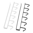 thumbnail image 3 of 6 Hooks Cup Holder Hang Kitchen Cabinet Under Shelf Storage Rack Organizer Hook, 3 of 3