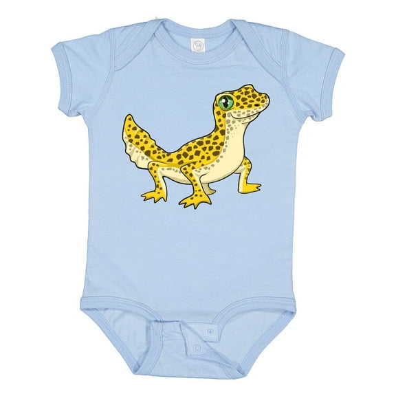 Inktastic Cute Leopard Gecko Boys or Girls Baby Bodysuit