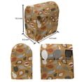 thumbnail image 5 of Orange and Yellow Lounger Chair Bag, Thanksgiving Themed Pattern of Various Pumpkins, High Capacity Storage with Handle Container, Lounger Size, Burnt Orange Multicolor, by Ambesonne, 5 of 5