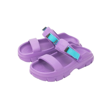 

CEHVOM Anti-Slip Couple Sandals Cloud Side Open Toe Summer Slippers Casual Beach Shoes For Women And Men