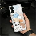 thumbnail image 4 of KBS-Phone Case For TCL 50 5G/50XE 5G/50XE NXTPAPER 5G, Phone Pouch Soft case Anti-knock Dirt-resistant Anti-dust Shockproof Fashion Design Graffiti TPU Back Cover Durable Animals Cute, 4 of 9