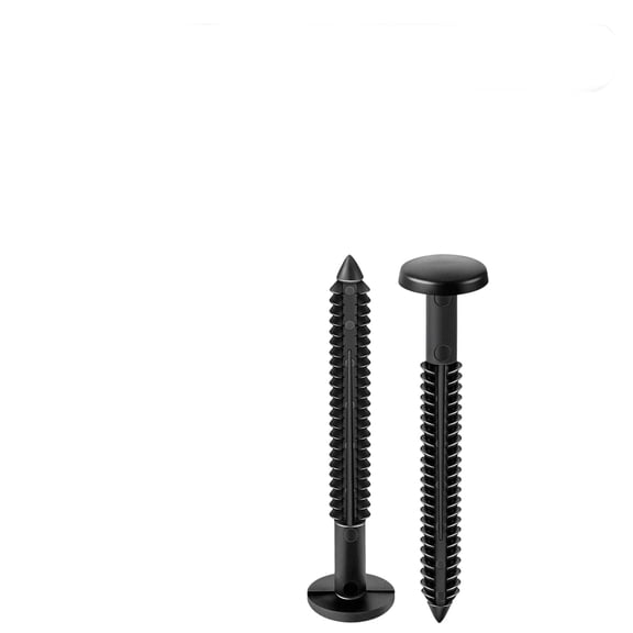 Vinyl Shutter Fasteners Durable Shutter Spikes Shutter Pins for Exterior Window Shutters Heavy Duty Vinyl Material for Siding and Brick Wall Mounting