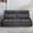 Dark grey, variant on Convertible 5-Position Foldable Lazy Sofa Sleeper Bed with Armrest,Adjustable Floor Sofa Couch with 2 Pillows,Fold Out Floor Couch,Dark Grey