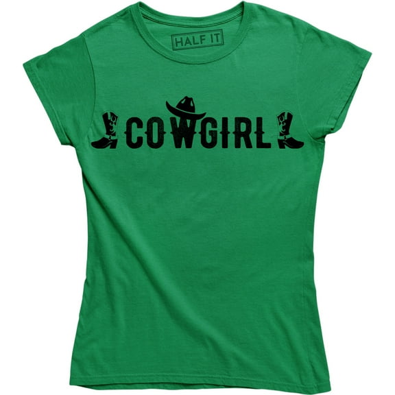 Country Up Down South Cowgirl Horse Shoe Rodeo Women's Gift T-Shirt