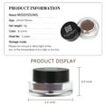 thumbnail image 5 of Vikudy Eyebrow Pencil Eyebrow Cream Eyebrow Cream,Brow Color Long Lasting Water Proof Eyebrow Pomade Gel,Eyebrows Enhancers Smooth Eye Brow Makeup with Eyebrow Brush, 5 of 9