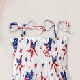 thumbnail image 4 of KPOPLK 4th of July Toddler Dress Outfit Unicorn American Flag Dress Patriotic Independence Memorial Day Dress Summer Clothes(3-4 Years,White), 4 of 5
