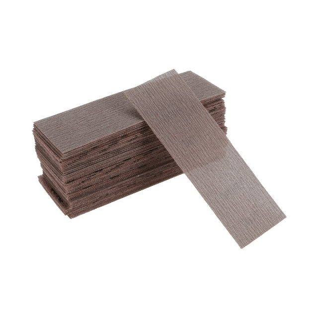 Discos de Lijado Universales Unique Bargains 2.76"x7.80" 180 Grano con Gancho y Bucle Óxido de Aluminio 50 Pcs