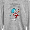 thumbnail image 3 of Cat in the Hat - Christmas Morning Crew Thing 2 - Toddler And Youth Long Sleeve Graphic T-Shirt, 3 of 5