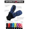 thumbnail image 4 of SnowStoppers Original Kids Winter Mittens (Navy, Large), 4 of 4