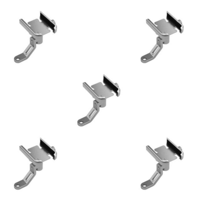 relayinert Stable Fixation Phone Holder Bracket Stand With 360° Rotation Wide Application Mirror Sliver 5Set