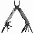 thumbnail image 1 of Outil Pliant en Acier Inoxydable Pinces Ouvre-Bouteille Pinces Tactiques Multi-Fonctions Couteau Multi-Usage Extérieur Couteau Suisse Combinaison Outil PA-40B Gris, 1 of 5