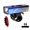 Black Blue, variant on Mosiee Bike Lights Front Bicycle Lights for Night Riding Bike Headlight and Taillight Black Red