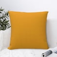 thumbnail image 4 of Honeii Goldenrod Print Throw Pillow, Square Decorative Pillow Forms Soft Fluffy Plump Pillow Decorative Pillow Inserts,Couch Pillows-18"x18", 4 of 7