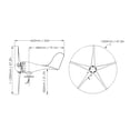 thumbnail image 4 of Wind power equipment,Wind Kit 12v 1200w Wind Kit Clear 1200w Wind With S-type Wind Brewel Leeofty With R 5 Rookin Me Wind 12v 12v, 4 of 6
