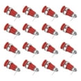 thumbnail image 3 of 50Pcs Banana Socket 4mm Pure Copper Metal Good Performance High Current Discharge Electrical Test AccessoriesRed, 3 of 14