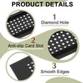 thumbnail image 3 of Uxcell 15.7 x 2"Door Air Vent Cover Grille Ventilation Cover with Screw Black, 3 of 7