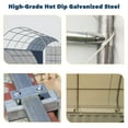 thumbnail image 6 of DuraYu 20x40 ft Heavy-Duty Shipping Container Canopy Shelter with 15oz PVC Tarp and Galvanized Truss Frame, Waterproof Outdoor Cover, 6 of 8