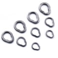 thumbnail image 6 of 25Pcs Stainless Steel Split Rings Solid Metal Fishing Attachments Link Enduring, 6 of 8