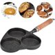 thumbnail image 2 of Mini Egg Pan 3 Shapes Cast Iron Omelet Frying Burger Fried Pot, 2 of 5