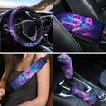 thumbnail image 3 of Uorisanigo Flaming Butterfly Front & Rear Auto Seat Covers with Wheel Cover Protector,Seat Belt Strap Pads,Headres,Car Coasters,Armrest Cushion,Gear Shift,Handbrake Covers,18-Pack,Universal Fit, 3 of 7