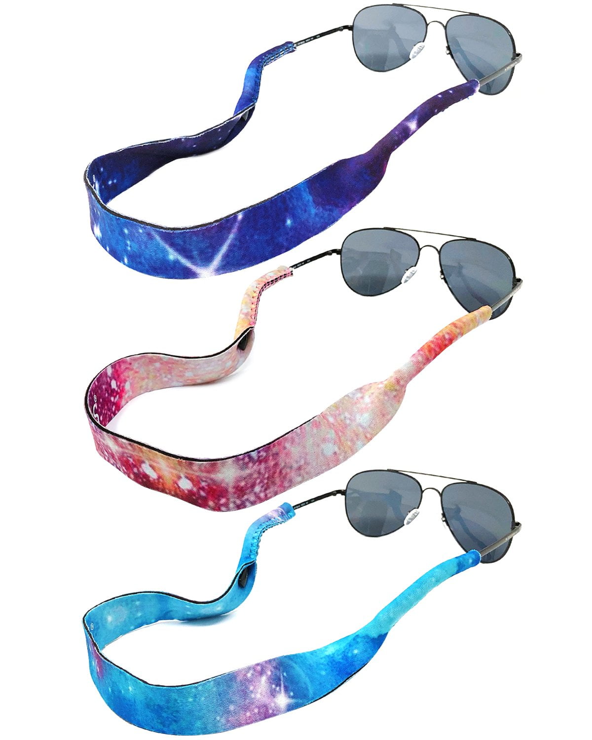 Floating Universal Sunglasses retainer straps Neoprene 7pcs set