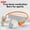 Orange, variant on Wireless Bone Conduction Headphones Bluetooth 5.4 Open Ear Headphones, Premium Loud Sound 15Hrs Playtime Waterproof Bluetooth Sports Headset for Running, Cycling(Orange)