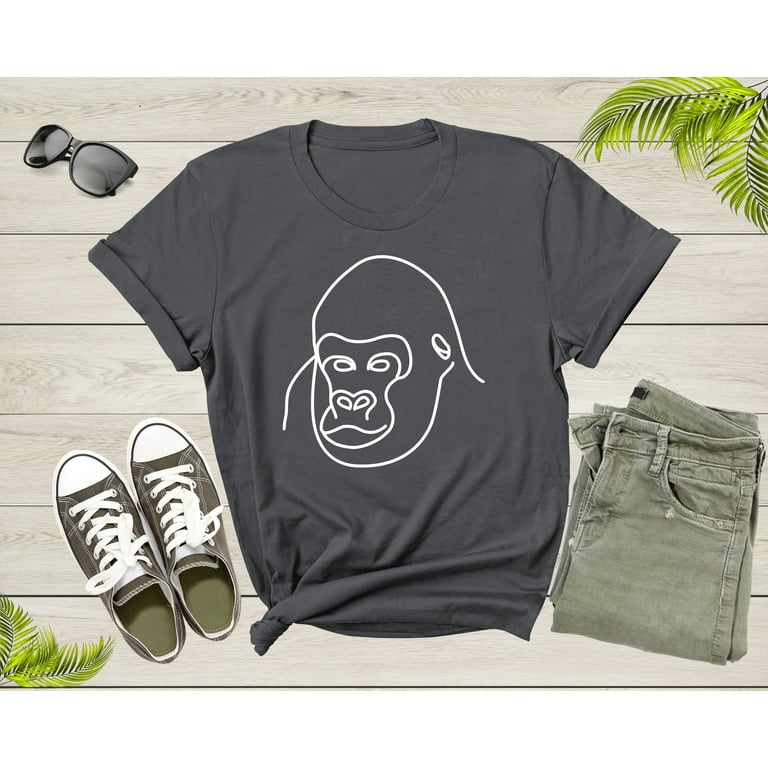 Chimpanzee T Shirt Thinking Monkey, Ape, Cool Chimp Tee Chimpanzee T Shirt Thinking Monkey, Ape, Cool Chimp Tee